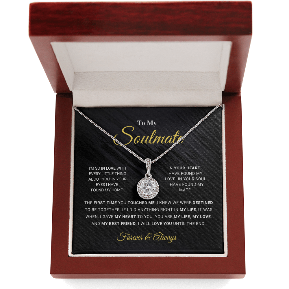 litzzy To My Soulmate - My Life - Eternal Hope - To My Soulmate - Gift For Soulmate Jewelry   