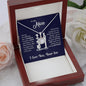 litzzy Litzzy Eternal Hope Necklace To My Mom, Always My Mother Necklace for Mom from Son Jewelry Luxury Box w/ LED  
