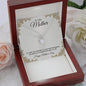 litzzy Litzzy Eternal Hope Necklace To My Mom, Always Loving & Caring Mothers Day Jewelry, Necklace gifts set from Son, Daughter Jewelry Luxury Box w/ LED  