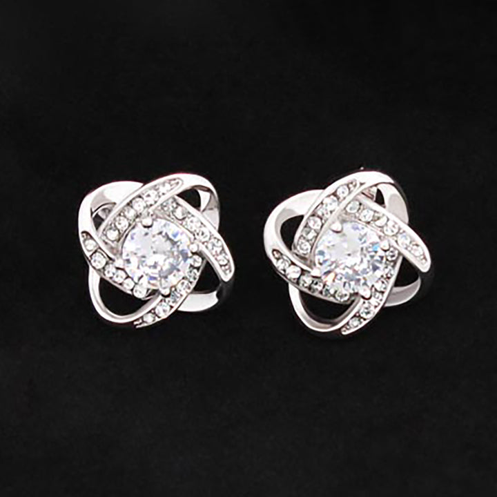litzzy Love Knot Stud Earrings Jewelry Default Title  