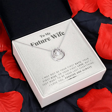 litzzy To My Future Wife - My Lucky Love - Litzzy Lucky In Love Necklace - Necklace for Wife from Husband Jewelry Two Tone Box  