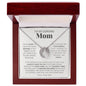 litzzy Litzzy Lucky In Love Necklace To My Mom, Count On You Necklace for Mom from Son Jewelry Luxury Box w/LED  