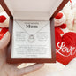 litzzy Litzzy Lucky In Love Necklace To My Mom, Count On You Necklace for Mom from Son Jewelry   