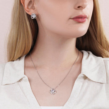 litzzy To the Best Mom - To a woman who inspires - Love Knot necklace Set Jewelry   