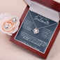 litzzy To My Beautiful Soulmate Gift Set - Love Knot Earring & Necklace Set Gift For - Soulmate gifts Jewelry   