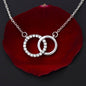 litzzy To My Beatiful Soulmate - I love You Forever and Always - Perfect Pair Necklace Jewelry   