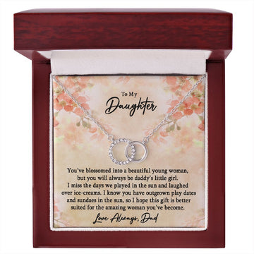 litzzy You Will Always Be My Little Girl, Litzzy To My Daughter Jewelry Luxury Box w/LED  