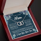 litzzy Litzzy Perfect Pair Necklace To My Mom, Special Bond Necklace for Mom from Son Jewelry   