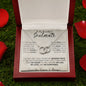 litzzy To My Beatiful Soulmate - I love You Forever and Always - Perfect Pair Necklace Jewelry Luxury Box w/LED  