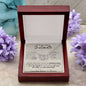 litzzy To My Beatiful Soulmate - I love You Forever and Always - Perfect Pair Necklace Jewelry   