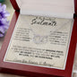 litzzy To My Beatiful Soulmate - I love You Forever and Always - Perfect Pair Necklace Jewelry   