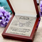 litzzy To My Beatiful Soulmate - I love You Forever and Always - Perfect Pair Necklace Jewelry   
