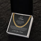 litzzy To my Man - Cuban Link Chain - For all that you are - To My Boyfriend , Gift For Boyfriend SO Jewelry   