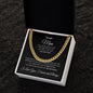 litzzy To My Man - You complete me - Personalized Cuban Link Chain Necklaces - To My Boyfriend , Gift For Boyfriend - SO Jewelry   