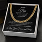 litzzy To My Man - You complete me - Personalized Cuban Link Chain Necklaces - To My Boyfriend , Gift For Boyfriend - SO Jewelry   