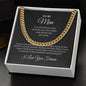 litzzy To my Man - Cuban Link Chain - For all that you are - To My Boyfriend , Gift For Boyfriend SO Jewelry   