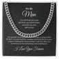 litzzy To my Man - Cuban Link Chain - For all that you are - To My Boyfriend , Gift For Boyfriend SO Jewelry Stainless Steel Standard Box 
