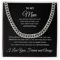litzzy To My Man - You complete me - Personalized Cuban Link Chain Necklaces - To My Boyfriend , Gift For Boyfriend - SO Jewelry Stainless Steel Standard Box 