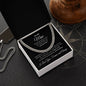 litzzy To My Man - You complete me - Personalized Cuban Link Chain Necklaces - To My Boyfriend , Gift For Boyfriend - SO Jewelry   