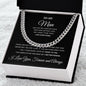 litzzy To My Man - You complete me - Personalized Cuban Link Chain Necklaces - To My Boyfriend , Gift For Boyfriend - SO Jewelry   