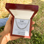 litzzy To My Handsome Man  - White Message Card - Best Gift For Husband, Unique Husband Gifts  - Litzzy Cuban Link Chain Jewelry   