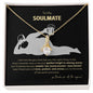 litzzy Funny Soulmate Alluring Beauty Necklcae, Booty-Touchin Beer-Drinkin Husband, Perfect Valentine Gift for Wife, Girlfriend, SoumateLitzzy Jewelry 18K Yellow Gold Finish Standard Box 
