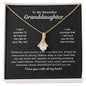 litzzy To My Granddaughter - My Beautiful Granddaughter - Litzzy Alluring Beauty Necklace - Necklace for Granddaughter from Grandparents Jewelry   