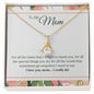 litzzy Litzzy Alluring Beauty Necklace To my Mom, I Love You Mom I Really Do  Mothers Day Jewelry, Necklace gifts set from Son, Daughter Jewelry 18K Yellow Gold Finish Standard Box 