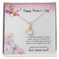 litzzy Litzzy Alluring Beauty Necklace To The Best Mom Ever, I couldn't have asked for a better mother than you, Mothers day Jewelry, Gifts set Jewelry 18K Yellow Gold Finish Standard Box 