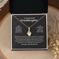 litzzy To My Granddaughter - My Beautiful Granddaughter - Litzzy Alluring Beauty Necklace - Necklace for Granddaughter from Grandparents Jewelry 18K Yellow Gold Finish Standard Box 