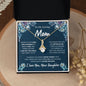 litzzy Litzzy Alluring Beauty Necklace To My Mom, Appreciated Necklace for Mom from Daughter Jewelry 18K Yellow Gold Finish Two-Toned Box 