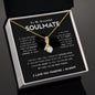 litzzy To My Beautiful Soulmate - Missing Piece - Alluring Beauty Necklace  - To My Soulmate - Gift For Soulmate SO Jewelry   