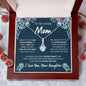 litzzy Litzzy Alluring Beauty Necklace To My Mom, Appreciated Necklace for Mom from Daughter Jewelry 14K White Gold Finish Luxury Box 