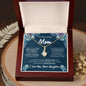 litzzy Litzzy Alluring Beauty Necklace To My Mom, Appreciated Necklace for Mom from Daughter Jewelry 18K Yellow Gold Finish Luxury Box 