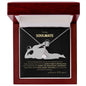 litzzy Funny Soulmate Alluring Beauty Necklcae, Booty-Touchin Beer-Drinkin Husband, Perfect Valentine Gift for Wife, Girlfriend, SoumateLitzzy Jewelry 14K White Gold Finish Luxury Box 