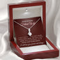 litzzy To My Future Wife - Stunning - Litzzy Alluring Beauty Necklace - Necklace for Wife from Husband Jewelry 14K White Gold Finish Luxury Box 
