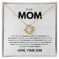 litzzy Mom - Forever Grateful - Love Knot Necklace - Litzzy Mother's Day Gifts Necklace Jewelry 18K Yellow Gold Finish Standard Box 