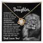 litzzy Superman Has Got Nothing On You, Litzzy To My Daughter Jewelry 18K Yellow Gold Finish Two Toned Box 