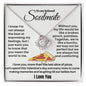 litzzy To My Soulmate - I Love You More Than The Last Slice Of Pizza - Necklace Gift For Soulmate - Litzzy Love Knot Necklace Jewelry 14K White Gold Finish Standard Box 