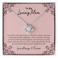 litzzy Litzzy Love Knot Necklace To my Mom, I Am Forever Grateful  Mothers Day Jewelry, Necklace gifts set from Son, Daughter Jewelry Standard Box  