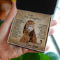 litzzy To My Step Daughter - This Old Lion Will Always Have Your Back - Love Knot Necklace jewelry   