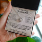 litzzy To My Soulmate Necklace, Gift for Wife Girlfriend Fiancée, Anniversary Necklace, Valentine's Day Necklace, Litzzy Love Knot Necklace Jewelry 14K White Gold Finish Standard Box 