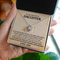 litzzy To My Beautiful Daughter - Dance In The Rain - Love Knot Necklace jewelry   