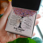 litzzy To My Daughter - Dance In The Rain - Gift For Daughter From Dad - To My Daughter Love Knot Necklace Jewelry   
