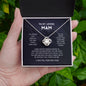 litzzy Litzzy Love Knot Necklace To my Mom, You're The World Mothers Day Jewelry, Necklace gifts set from Son, Daughter Jewelry   