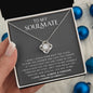 litzzy To My Soulmate - Turn Back The Clock - Valentine's Day Gifts for Her - Love Knot Necklace - Necklace Gift For Her, Wife, Girlfriend, Anniversary, Wedding, Valentine, Birthday with Message Card Jewelry   
