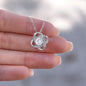 litzzy To My Daughter - I Will Always Have Your Back - Love Knot Necklace jewelry   