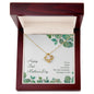 litzzy Litzzy Love Knot Necklace To my Mom, First Mother's Day  Mothers Day Jewelry, Necklace gifts set from Son, Daughter Jewelry 18K Yellow Gold Finish Luxury Box w/LED Light 