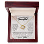 litzzy To My Beautiful Daughter - When You Took Your First Breath - Love Knot Necklace jewelry 18K Yellow Gold Finish Luxury Box 