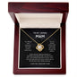 litzzy Litzzy Love Knot Necklace To my Mom, You're The World Mothers Day Jewelry, Necklace gifts set from Son, Daughter Jewelry 18K Yellow Gold Finish Luxury Box 